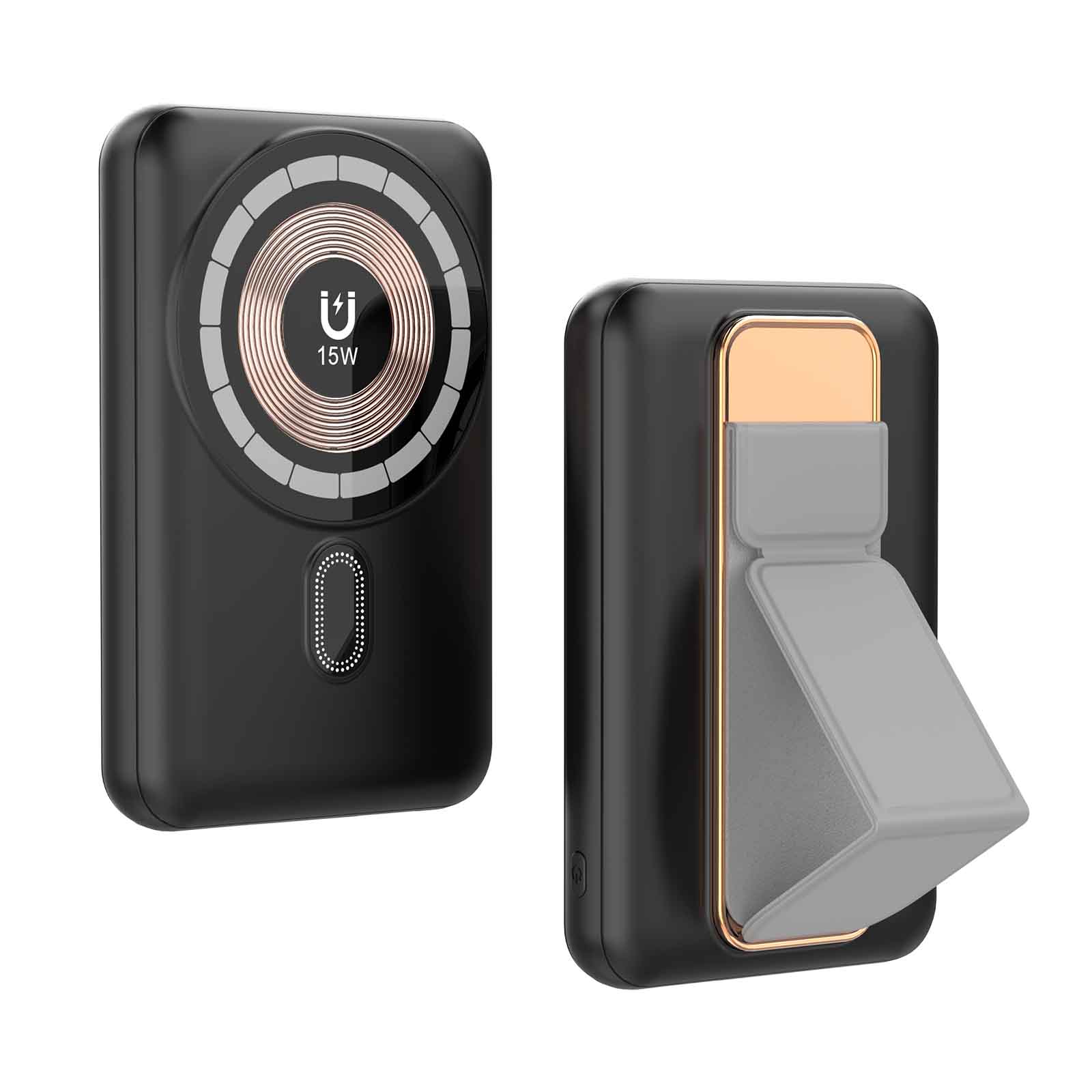 Transparent 3-in-1 Magnetic Wireless Power Bank