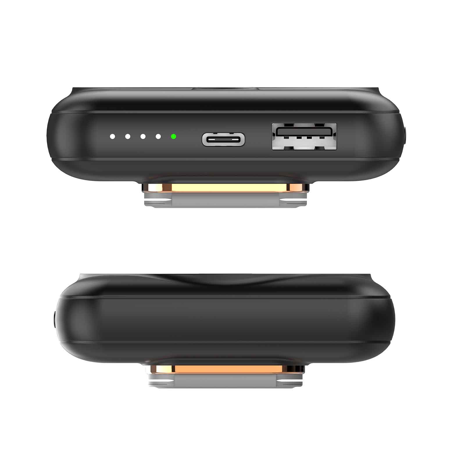 Transparent 3-in-1 Magnetic Wireless Power Bank