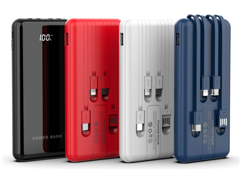 H13B comes with 4 wires -10000mAh - LCD battery display