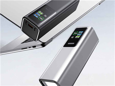 30000mAh 160W Aluminum Power Bank with TFT Color Display